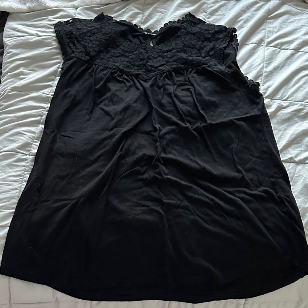 Black Lace Top
